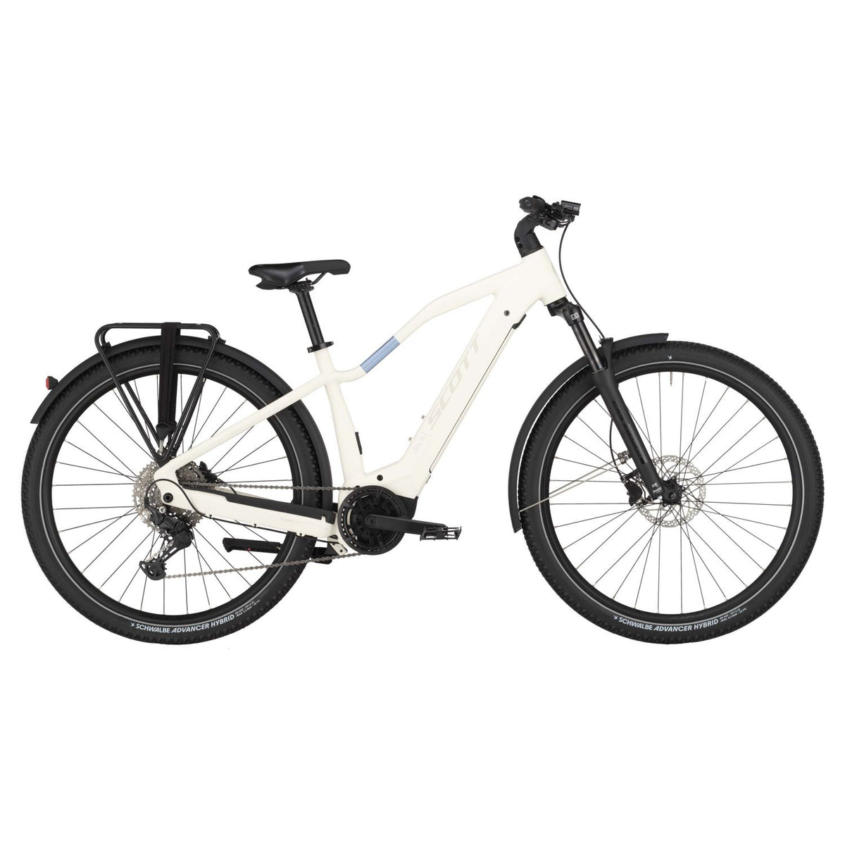 Bicicletas Eléctricas eUrbanas Scott Axis 40 2025 Cotton White #2