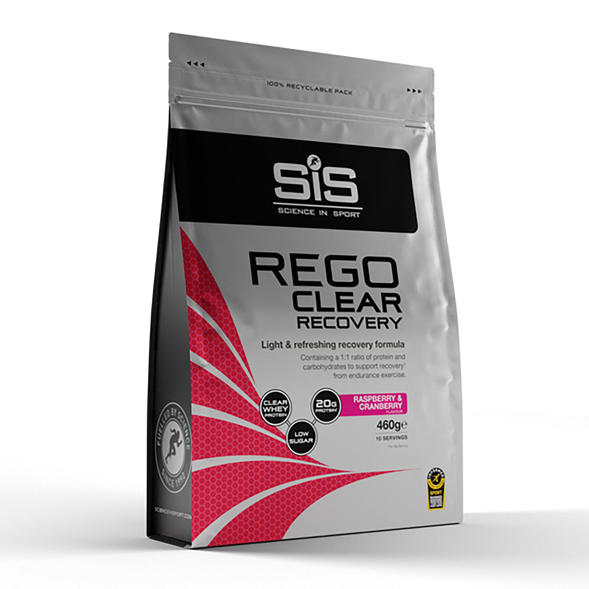 SIS REGO Clear Polvo Recuperador 460g Frambuesa/Arándano Rojo