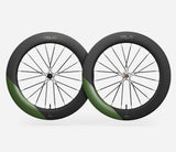 Oquo Road Wheelset RA80LTD CS Sram XDR Racing Green Matt