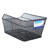 Oxford Rear Wire Basket with Mounts Black