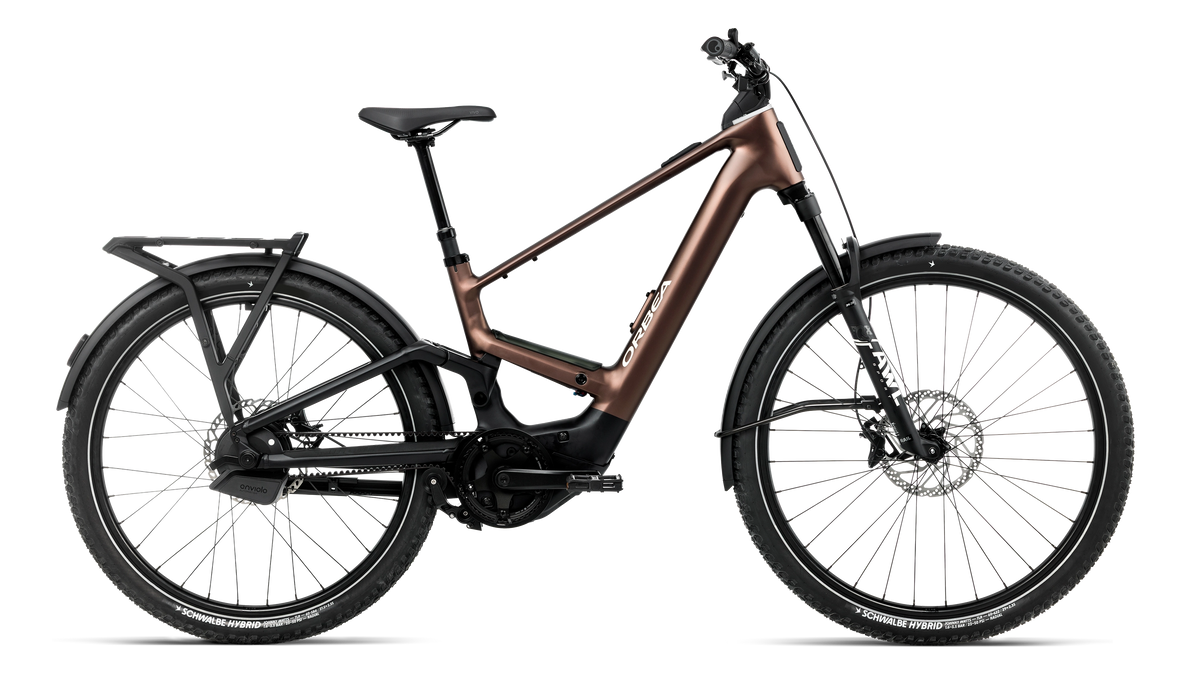 Bicicletas Eléctricas eUrbanas Orbea Muga 10 2027 Metallic Rust/Diamond Black Matt