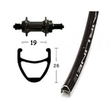 Rear Wheel Winora Vuelta Airline Quick Release 135mm 6/7s Black/Silver